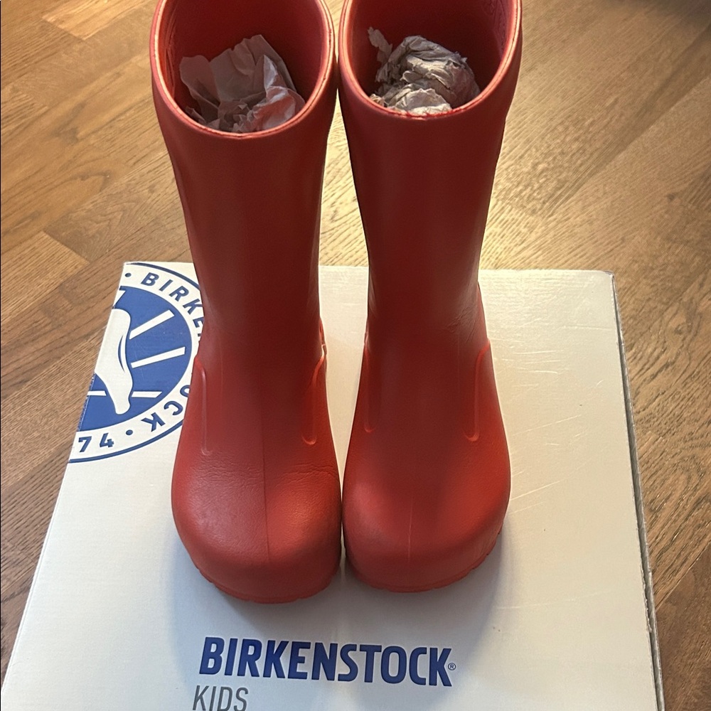 Birkenstock Kids Red Rain Boots